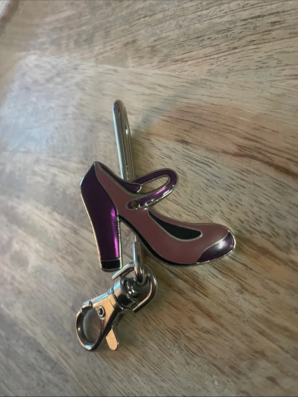 Purple High Heel Shoe Key finder